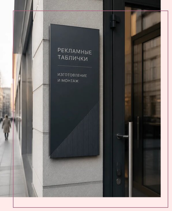 Рекламные таблички в Шумерле по цене от 4888 р. | Аванза-Шмр