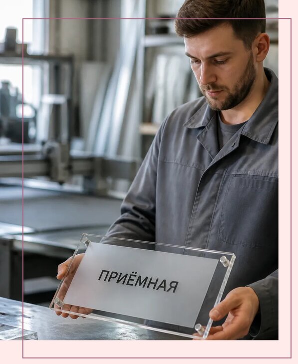 Таблички из оргстекла на заказ в Шумерле от 4237 р. | Аванза-Шмр